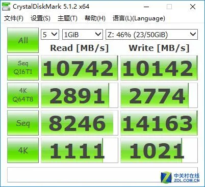 64G内存分50G做硬盘：电脑速度狂飙！读写10GB/s