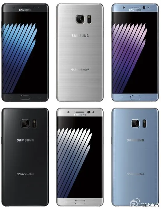 颜值赞：三星新机皇Note 7外形多角度曝光！屏占比爆表