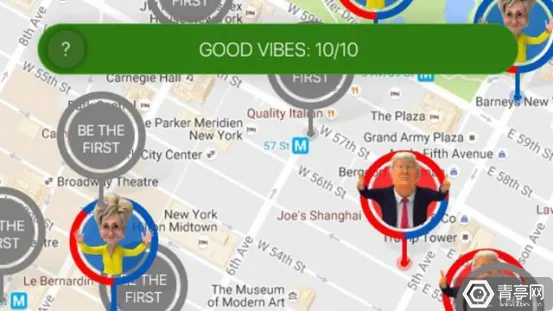 《希拉里特朗普 GO》上线！别抓小精灵了