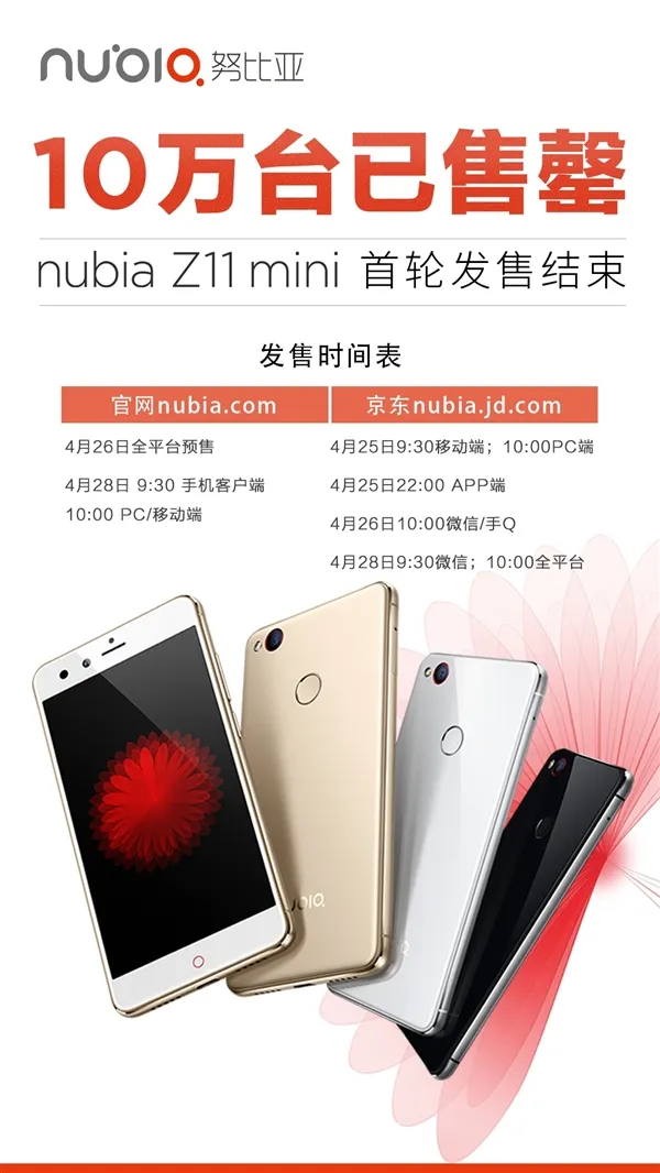 小屏党最爱！nubia Z11 mini首发10万台卖空：1499元