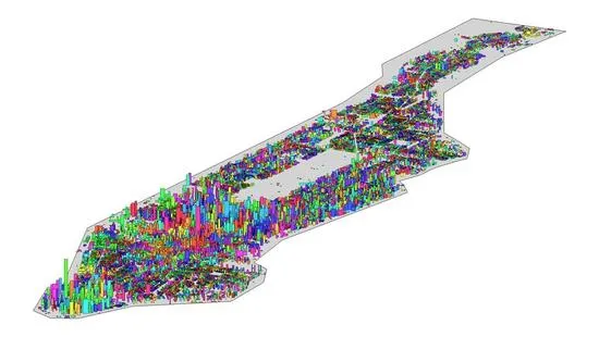别人的毕业设计:用代码生成的纽约曼哈顿山水卷