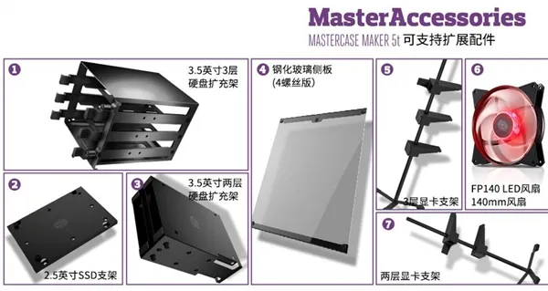 1699！酷冷至尊MasterCase Maker 5t模组机箱首发：灯光骚气