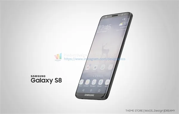 Galaxy S8批量渲染图：红蓝绿灰齐亮相