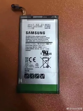 三星S8 Plus内部元件曝光 电池容量3500mAh