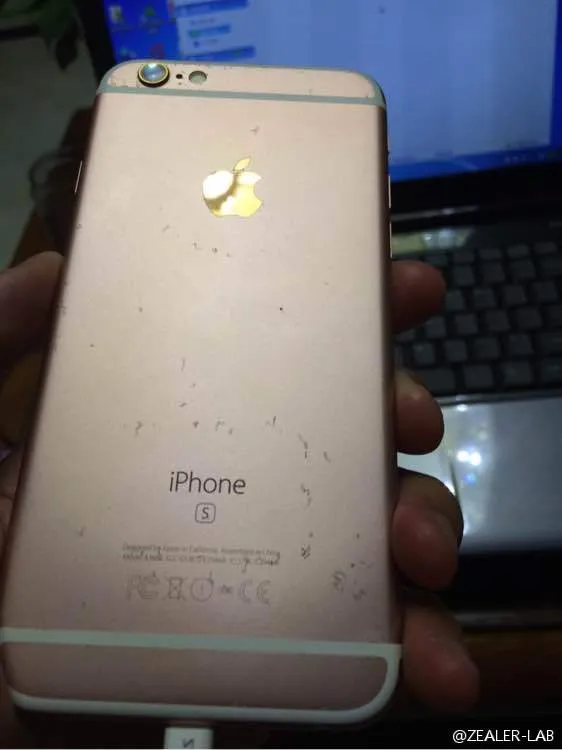 [图]不忍直视：玫瑰金iPhone 6S氧化变“蕾丝”