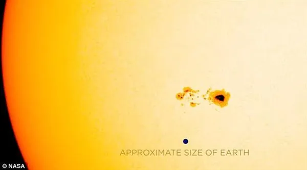 太阳表面出现巨大黑子：影响地球人类通讯