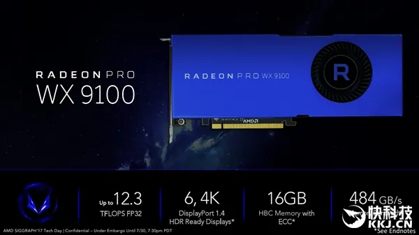 自带2TB SSD！AMD Radeon Pro专业卡进入Vega时代