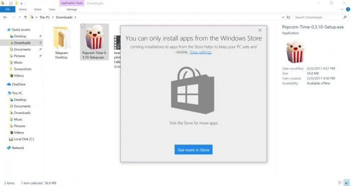 Win 10可限制Win32应用安装 只能通过Windows Store