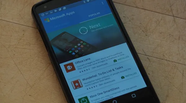微软发布了一款名叫“Microsoft Apps”的Android应用