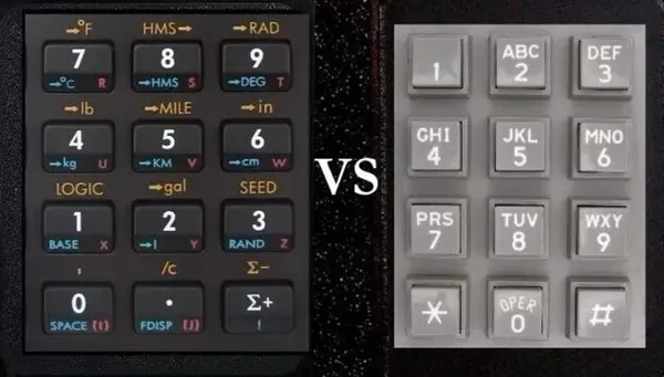 都是0-9 为啥电话和计算器键盘的顺序是相反的？