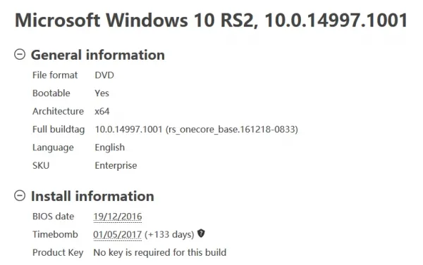 Win10 Build 14997界面曝光：新增低蓝光模式