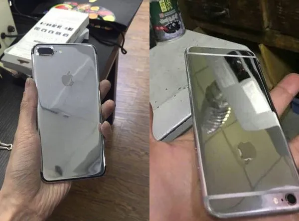 亮黑色算什么 网友自制亮银色iPhone 7