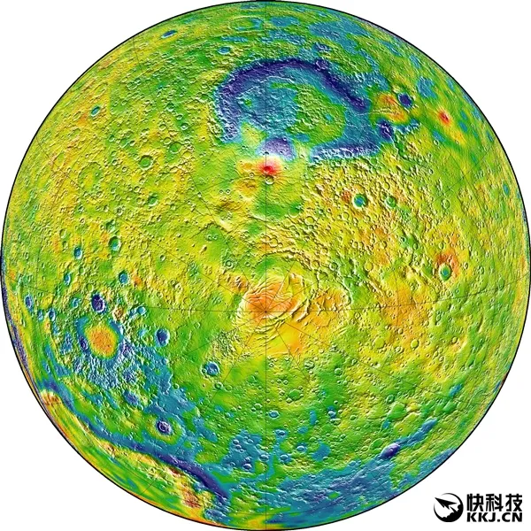 人类首次绘制了火星高清重力图：美似油画