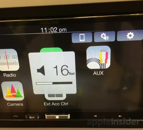 [视频]Alpine iLX-107接收器亮相，CarPlay通过WiFi进行无线连接