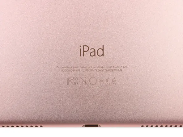 9.7寸 iPad Pro 拆解：大量使用粘合剂，维修难度大