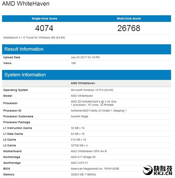 AMD 16核旗舰跑分战Intel 10核！这不科学