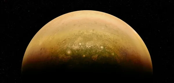 绚丽的木星图像展示了这颗行星上的“阳光漩涡”