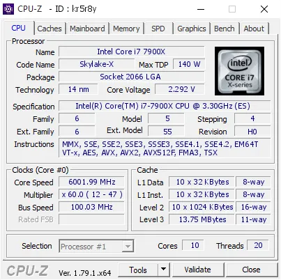 7499元的Core i9-7900X值不值？但6GHz超频碾压上代10核了