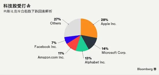 纳斯达克下跌并非人人平等 只需问罪五大巨头