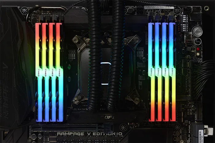 芝奇扩大Trident Z RGB DDR4家族，最大容量达到128GB