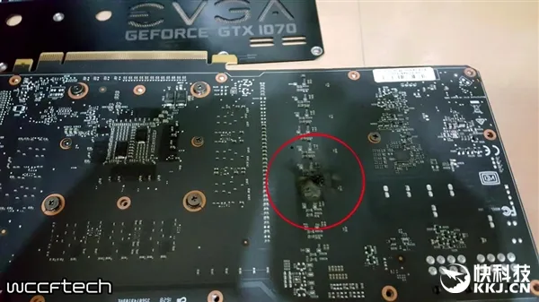 惊恐一幕！EVGA GTX 1080烧卡实拍：火光四射