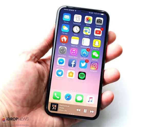 iPhone 8真机就是这样？画面美到无法直视