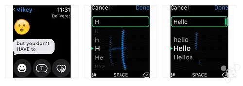 Apple Watch终支持手写输入 用起来还不错