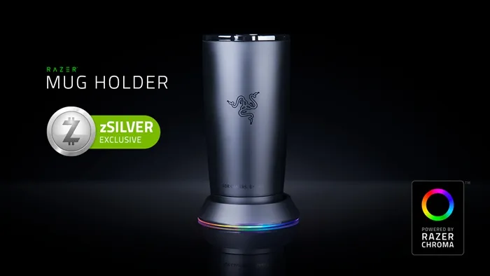 雷蛇的RGB灯连杯子都不放过，但需要用zSilver点数兑换