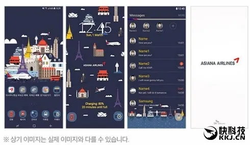 三星推出韩亚航空定制版Galaxy S8：5万里程可兑换