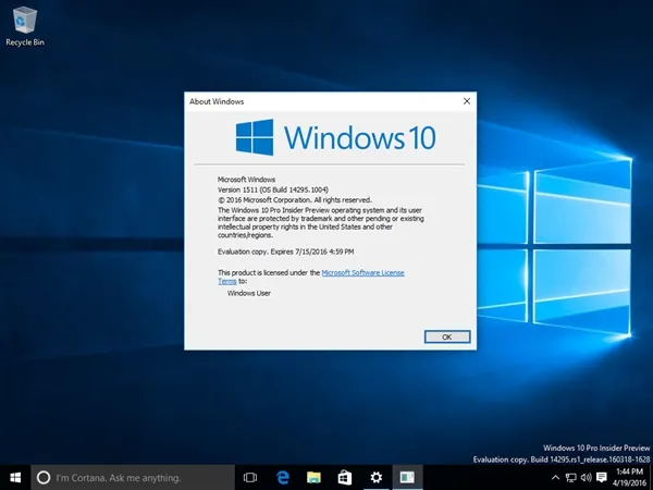 Windows 10红石慢速版首次推送：修复大量BUG