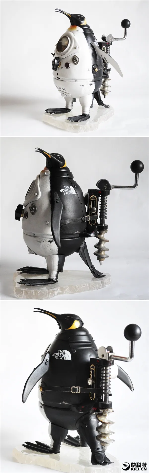 艺术家用废铁打造“机械兽”：活灵活现