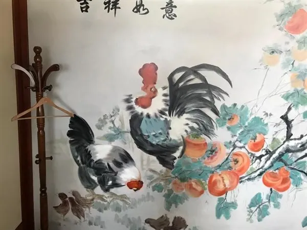 刘强东晒家中屏风：《小媳妇回娘家》意境