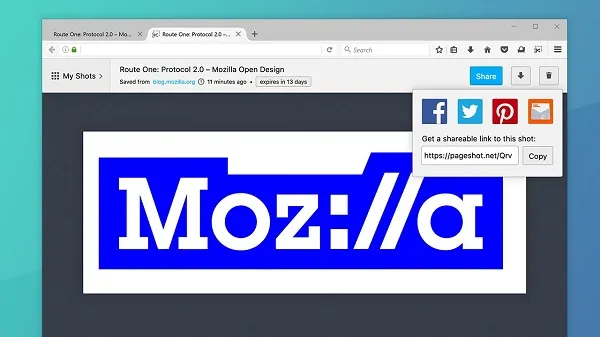 Firefox Test Pilot项目迎来浮动视频和网页截图支持