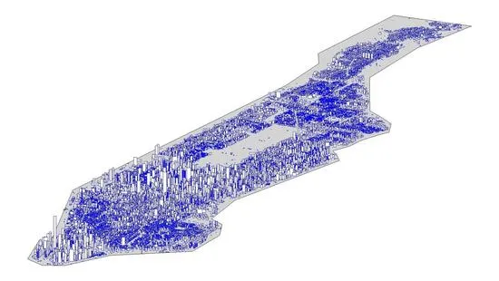别人的毕业设计:用代码生成的纽约曼哈顿山水卷
