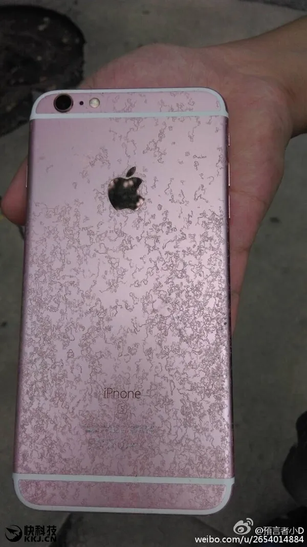 不忍直视：玫瑰金iPhone 6S氧化变“蕾丝”