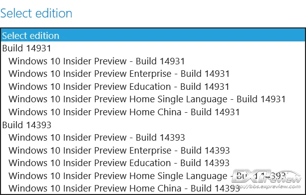 微软放出Windows 10 Build 14931镜像，使用请注意时限