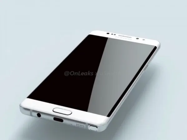 三星Galaxy Note 7拥有5.8英寸弧形显示屏4000毫安时电池