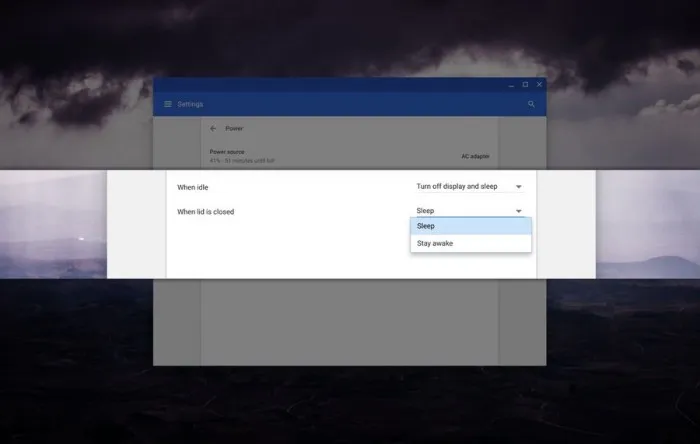 Chrome OS新电源选项曝光：可设置从不进入睡眠模式