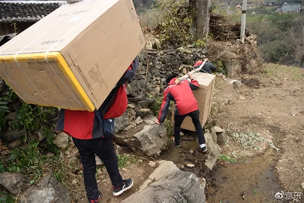 京东展示云南偏远山区巧家县的京东配送