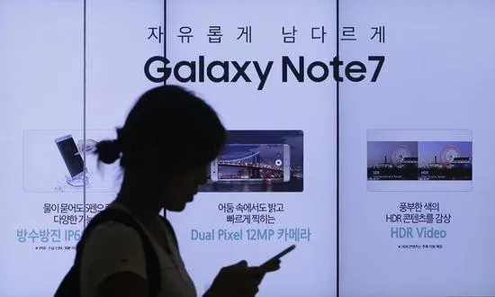 Note 7“爆炸门”波及同门 美国欲对三星其他机型进行调查