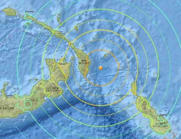 巴布亚新几内亚发生8.0级地震 海啸预警已发出