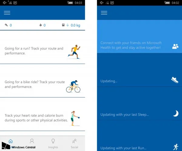 [图]微软Health内测版曝光：Insights功能+全新UI