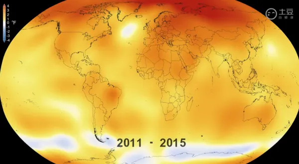[视频]半分钟看完过去地球在过去135年的变暖趋势