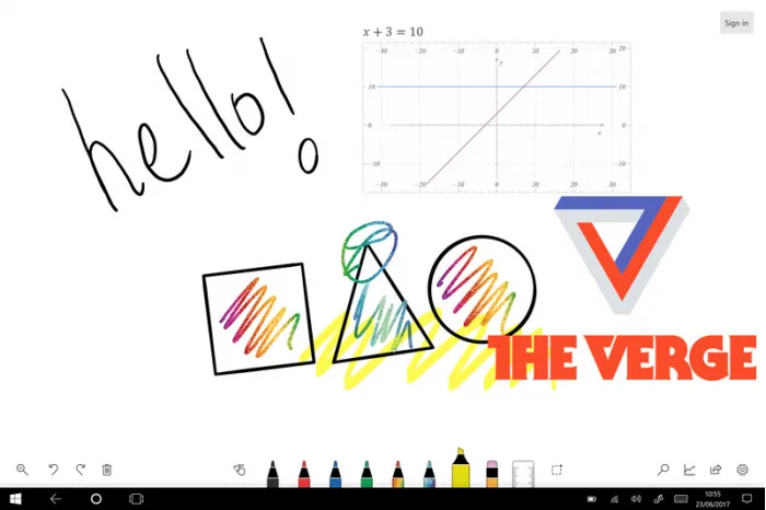 微软白板应用曝光，展示了未来Windows 10手写笔支持