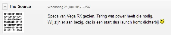 厂商市场总监透露，AMD RX Vega显卡相当耗电