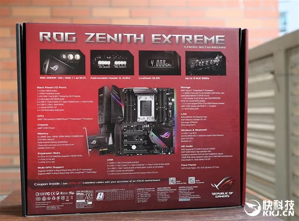 最强X399主板！华硕ROG Zenith Extreme开箱图赏