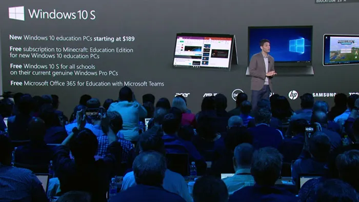 微软发布Windows 10 S系统：面向教育用途、相关PC今夏推出