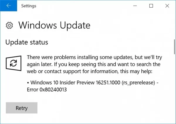 Windows 10新版Build 16251：用户升级后遭殃