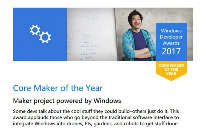 Build 2017：将开辟首次Windows Developer Awards奖项