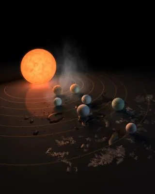 NASA宣布首次发现“新太阳系”：7大行星、3个有水